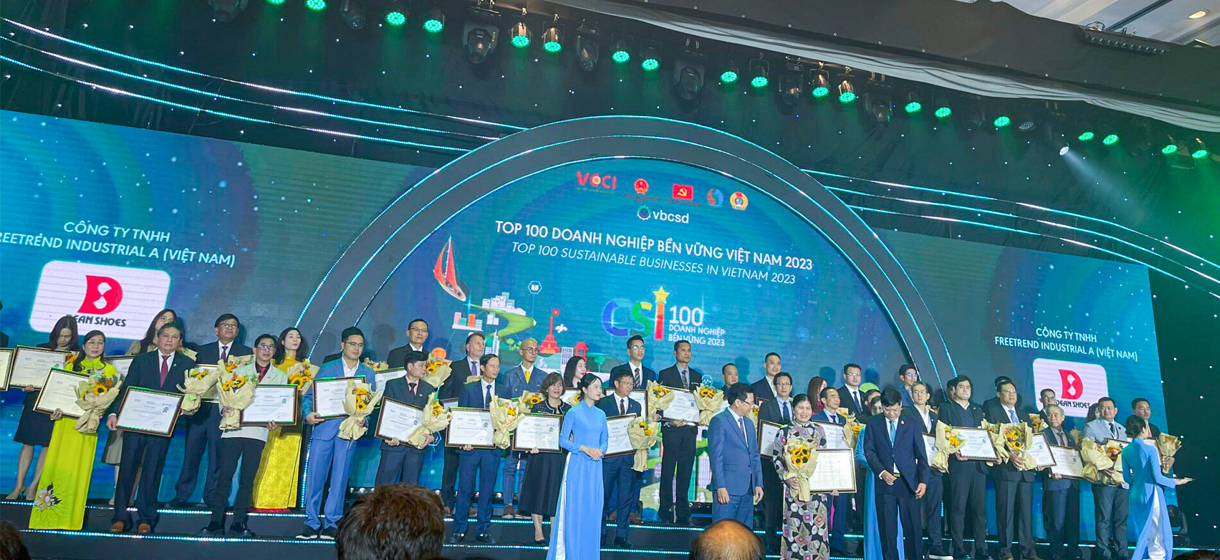 Repeated accolades as a Top 100 Sustainable Enterprise in Vietnam.